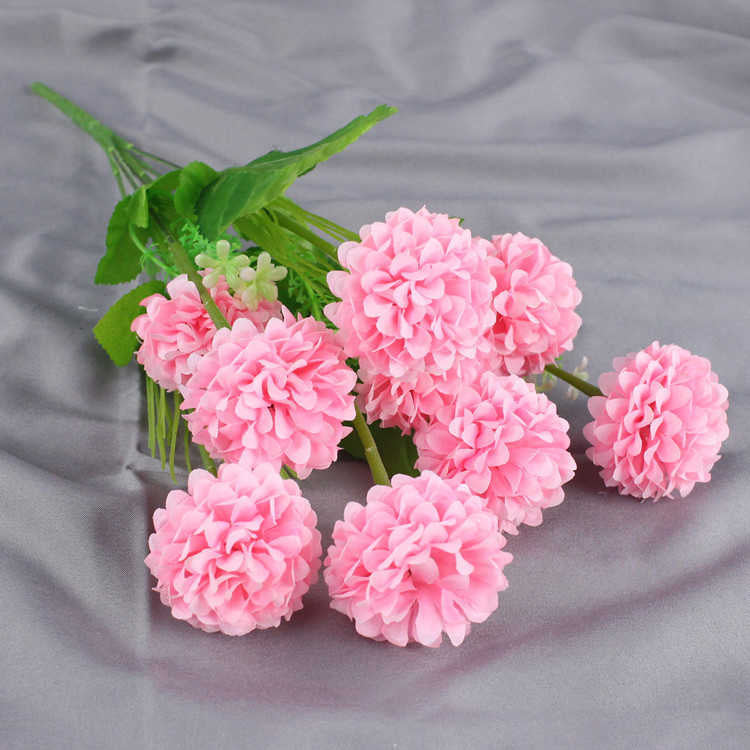Timeless Elegance with artificial flower with different colours 9 heads