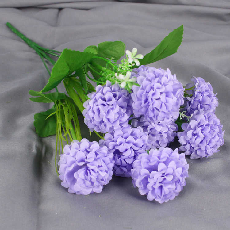 Timeless Elegance with artificial flower with different colours 9 heads