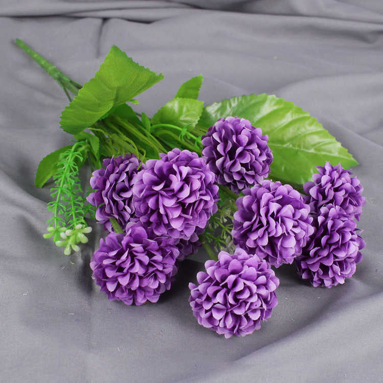 Timeless Elegance with artificial flower with different colours 9 heads