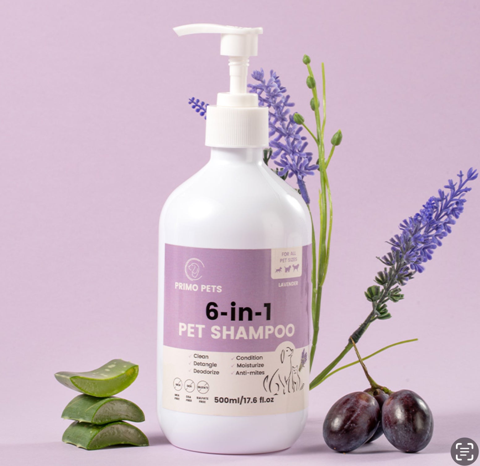 California pet shampoo