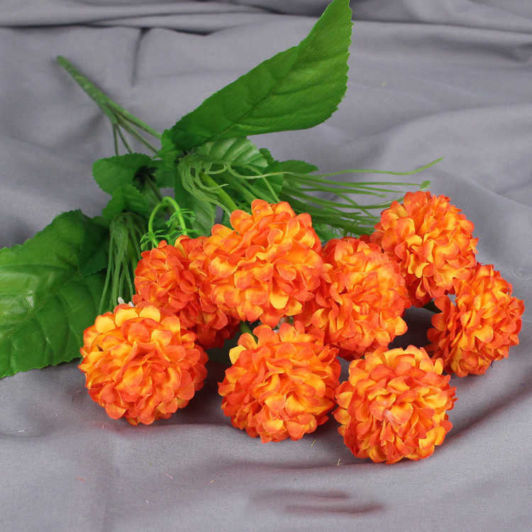 Timeless Elegance with artificial flower with different colours 9 heads