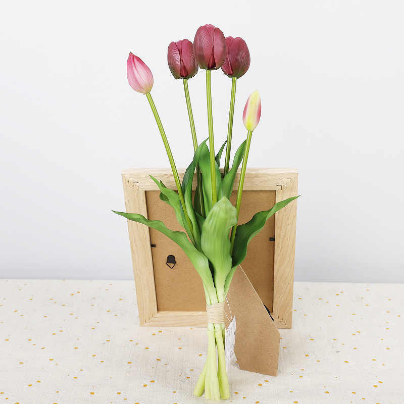 Elegance silken petals with different colours 5 heads