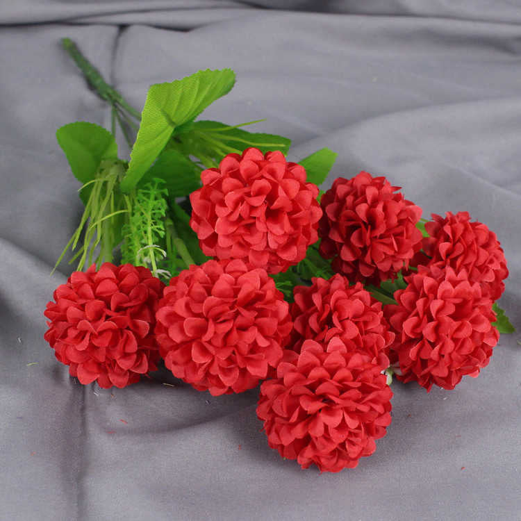 Timeless Elegance with artificial flower with different colours 9 heads