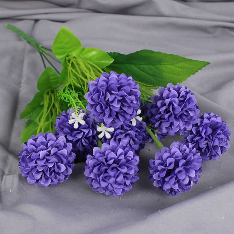 Timeless Elegance with artificial flower with different colours 9 heads