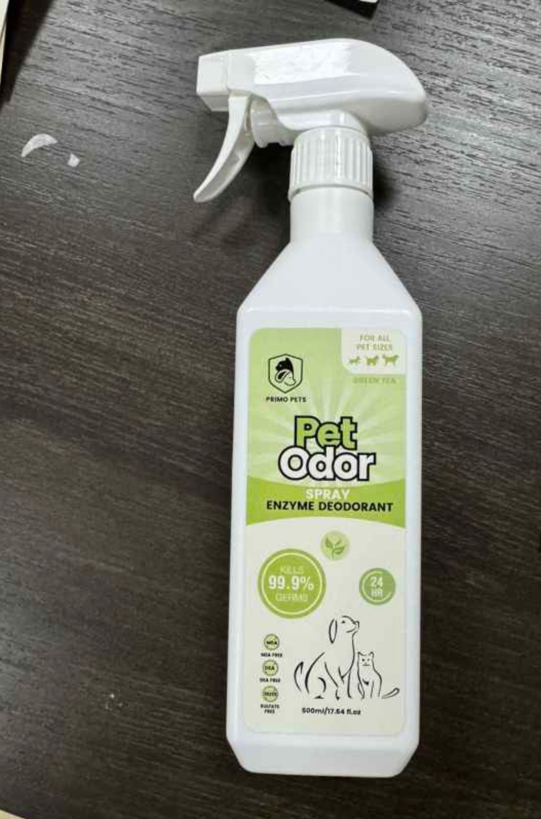 Pet odour spray