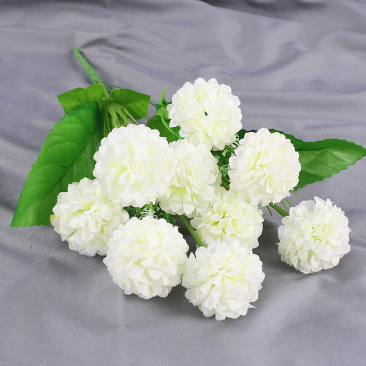 Timeless Elegance with artificial flower with different colours 9 heads