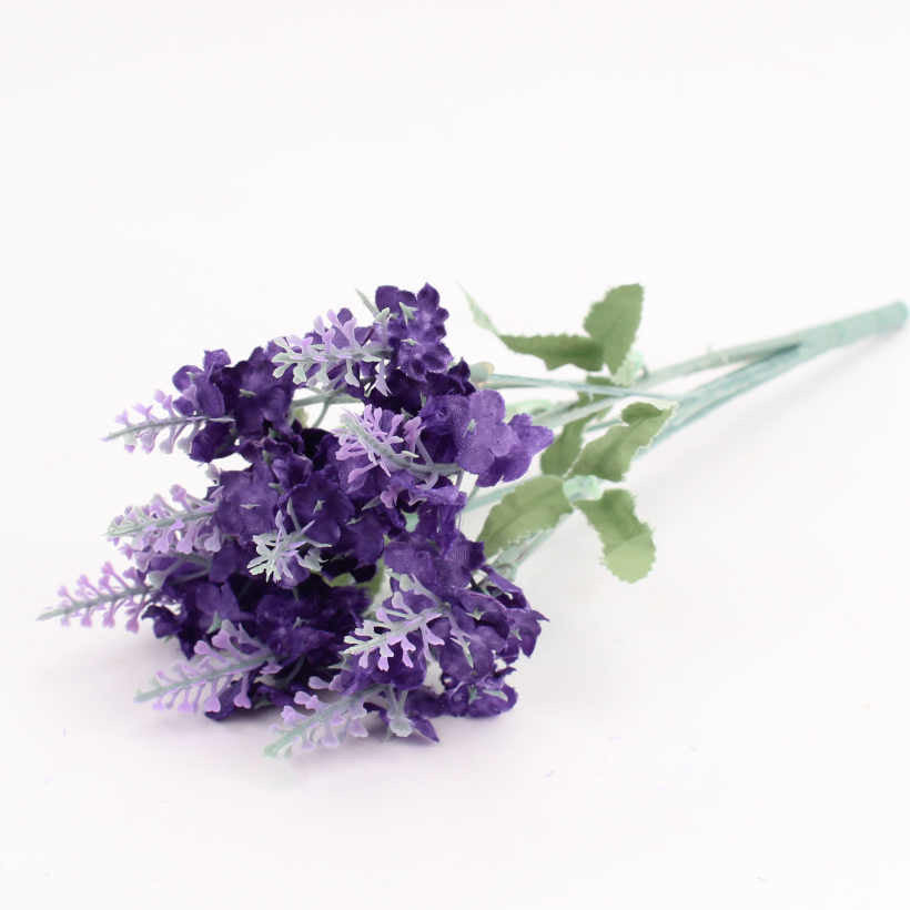 Artfully created artificial blooms three different colours 9 heads