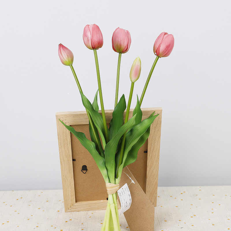 Elegance silken petals with different colours 5 heads