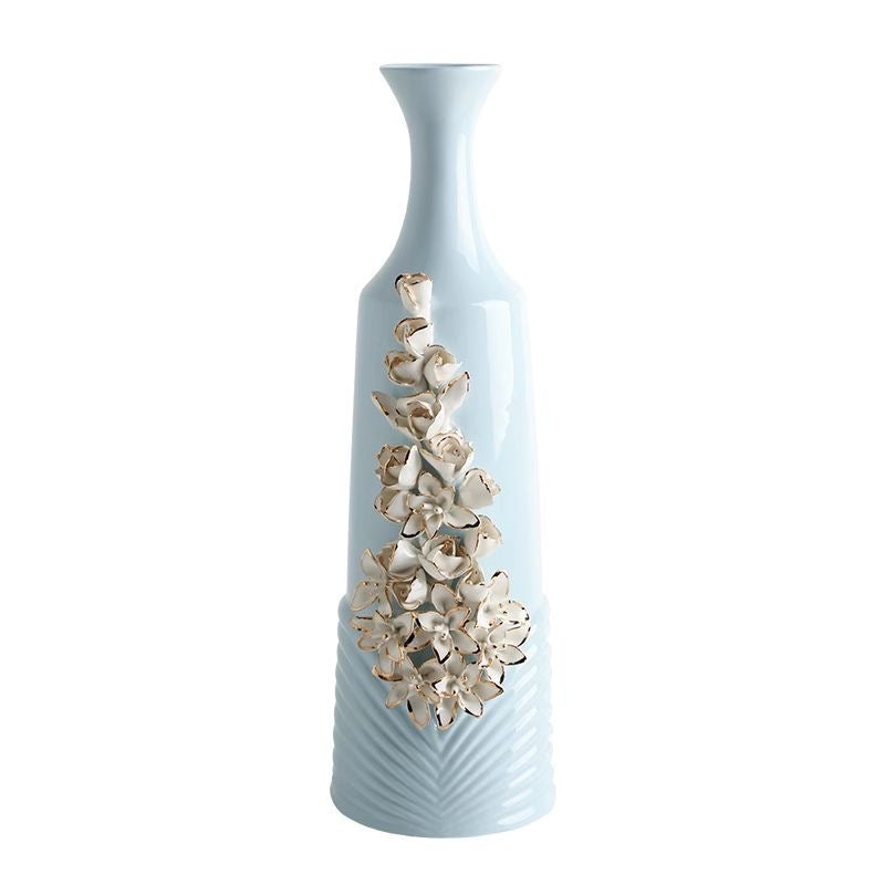 Large size blue dance dress vase L393-1(Q)