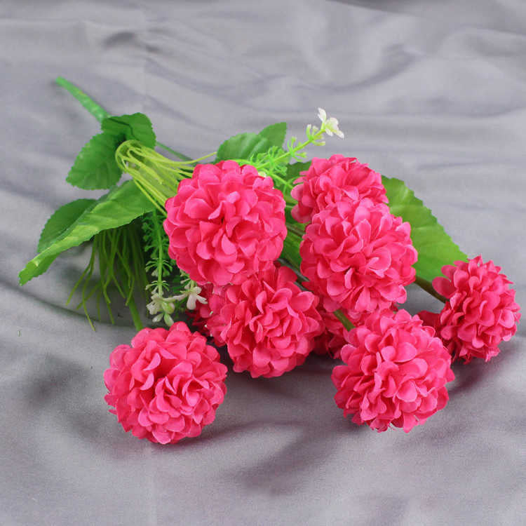 Timeless Elegance with artificial flower with different colours 9 heads