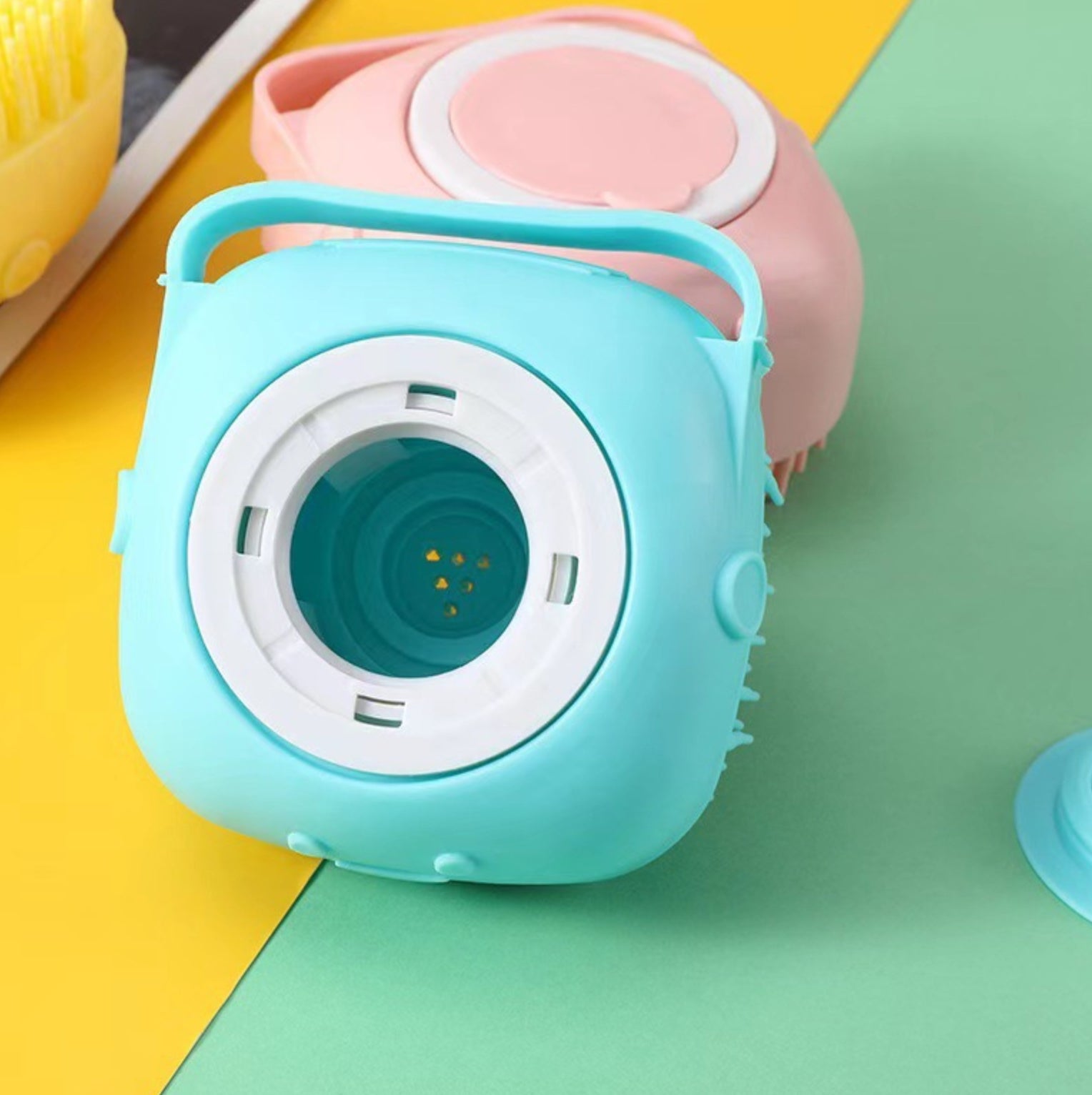 Silicon pet bath brush