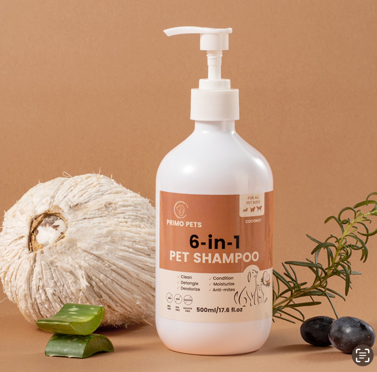 California pet shampoo